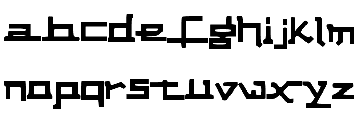 StraightFWD Font LOWERCASE