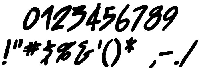 StraightJacket BB Bold Font OTHER CHARS