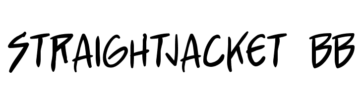 StraightJacket BB Font