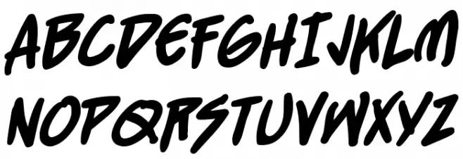 StraightJacketBB-Bold Schriftart Groß