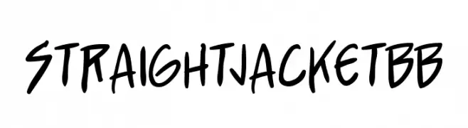 StraightJacketBB  Fuentes Gratis Descargar