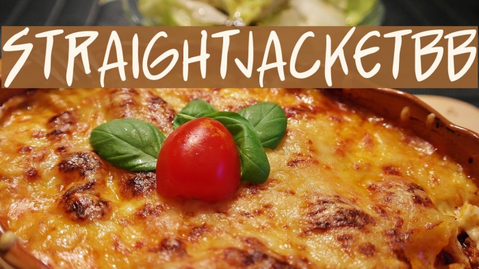 StraightJacketBB لخطوط تنزيل examples