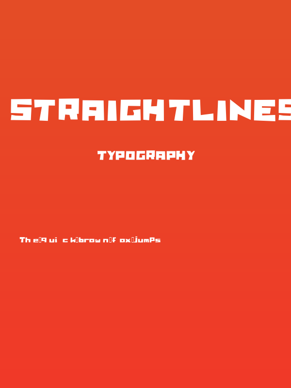 StraightLines Poster