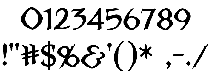StraightToHell BB Font OTHER CHARS