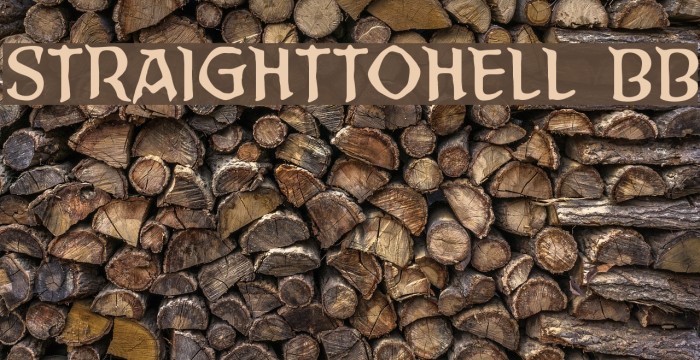 StraightToHell BB Font examples