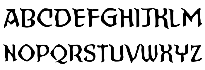StraightToHell BB Font LOWERCASE