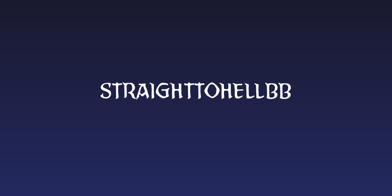 StraightToHellBB Social Header