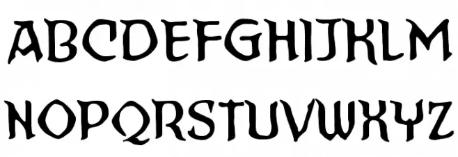 StraightToHellBB Caratteri MINUSCOLO