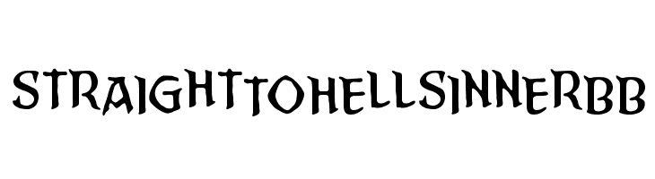 StraightToHellSinnerBB  Fuentes Gratis Descargar