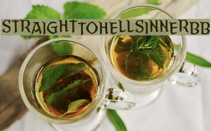 StraightToHellSinnerBB Font examples