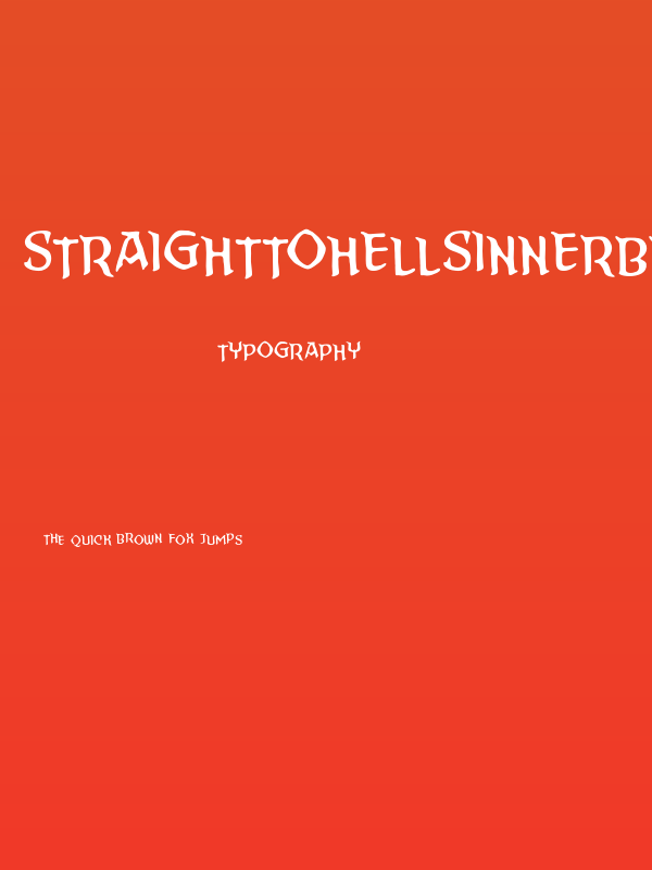 StraightToHellSinnerBB Poster