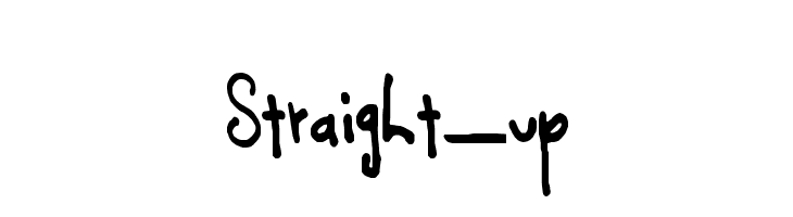 Straight_up  Fuentes Gratis Descargar