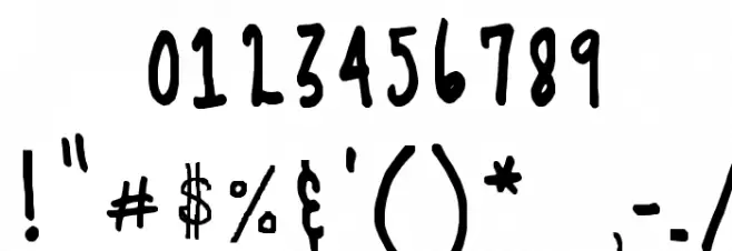 Straight_up_wide Font OTHER CHARS