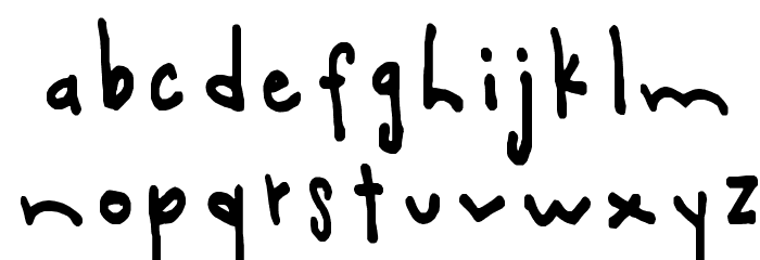 Straight_up_wide Font LOWERCASE