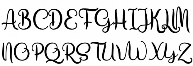 Straighten 字体 大写