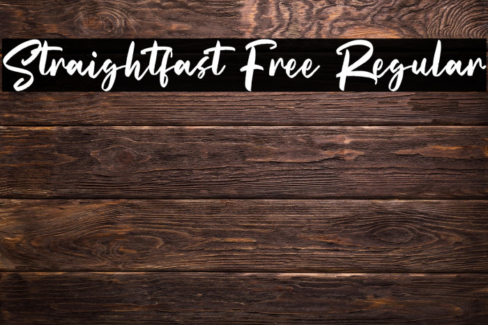 Straightfast Free Regular Example 2