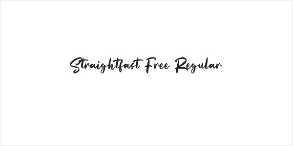 Straightfast Free Regular Logo
