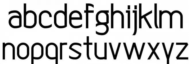 Straightforward Regular Schriftart Kleinbuchstaben