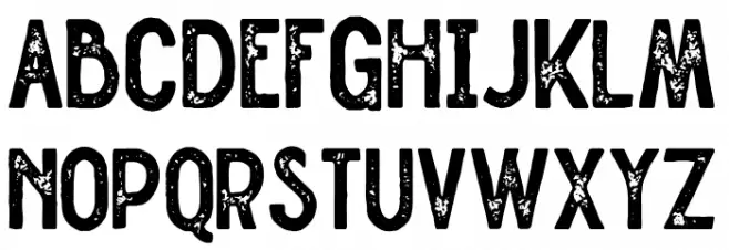 Straightler-Press Шрифта ВЕРХНИЙ