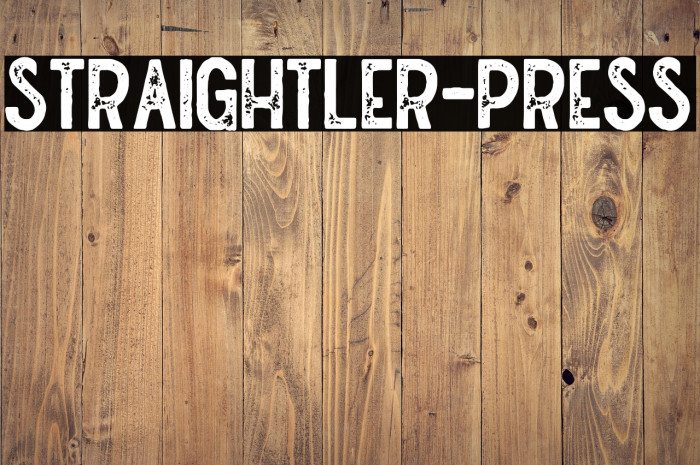 Straightler-Press Example 1