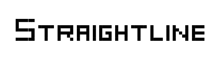 Straightline  フリーフォントのダウンロード