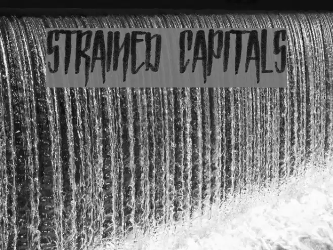 Strained Capitals フォント examples