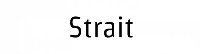 Strait  Frei Schriftart Herunterladen