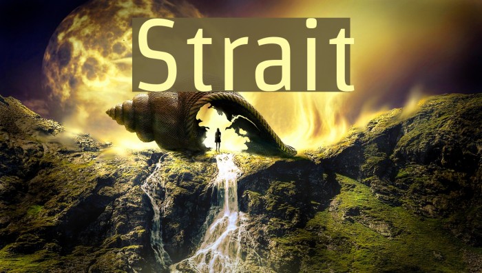 Strait Font examples