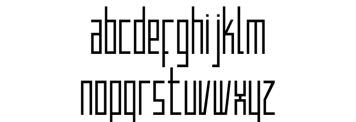 Strak Demo Font LOWERCASE
