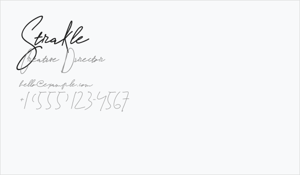 Strakle Business Card