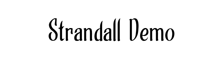 Strandall Demo  font caratteri gratis