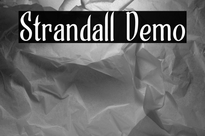 Strandall Demo Example 2