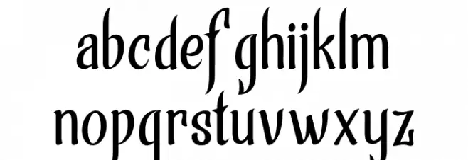 Strandall Demo Schriftart Kleinbuchstaben