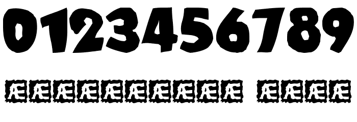 Stranded BRK Font OTHER CHARS