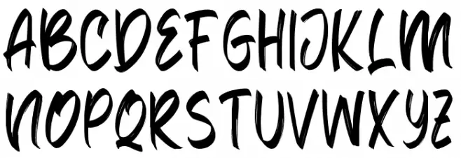 Strange Agent Font UPPERCASE