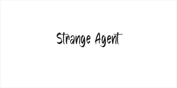 Strange Agent Logo