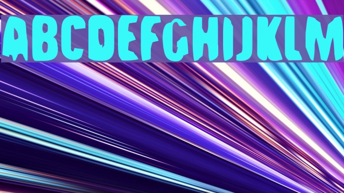 Strange Brew Font examples