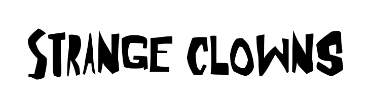 Strange Clowns  Frei Schriftart Herunterladen