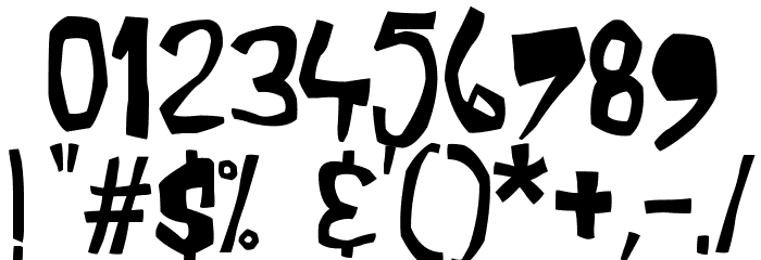 Strange Clowns Font OTHER CHARS