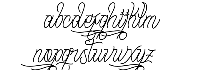Strange Days Font LOWERCASE
