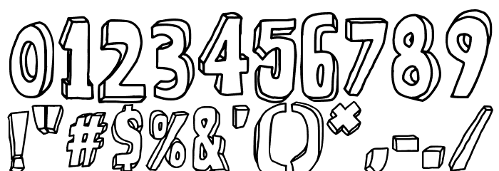 Strange Magic Blank Font OTHER CHARS
