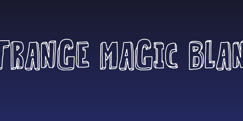 Strange Magic Blank Social Header