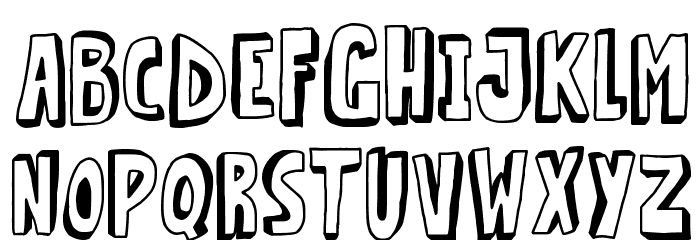 Strange Magic Shad Font LOWERCASE
