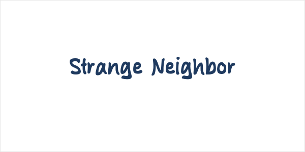 Strange Neighbor Logo