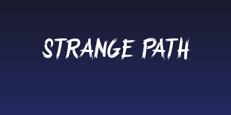 Strange Path Social Header