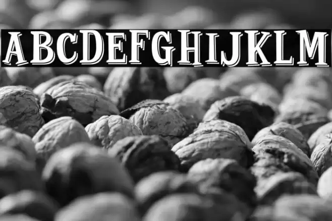 Strange Shadow Font examples