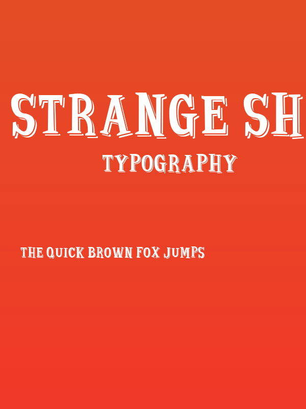 Strange Shadow Poster