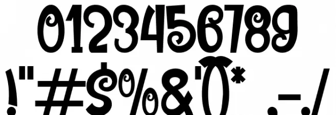 Strange of story Regular Font OTHER CHARS