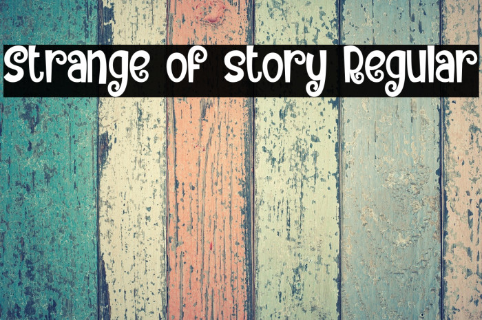 Strange of story Regular Example 2