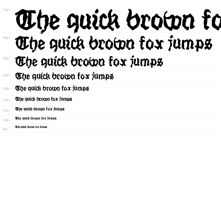 StrangeBlackLetter Waterfall